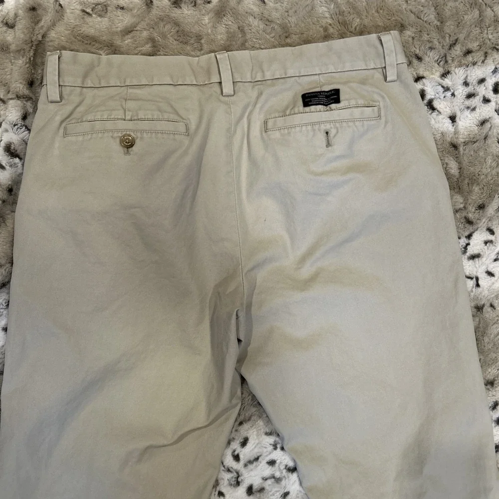 Banana Republic Pants Mens‎ (35x32) Beige  Emerson Chino Straight Leg Pockets
